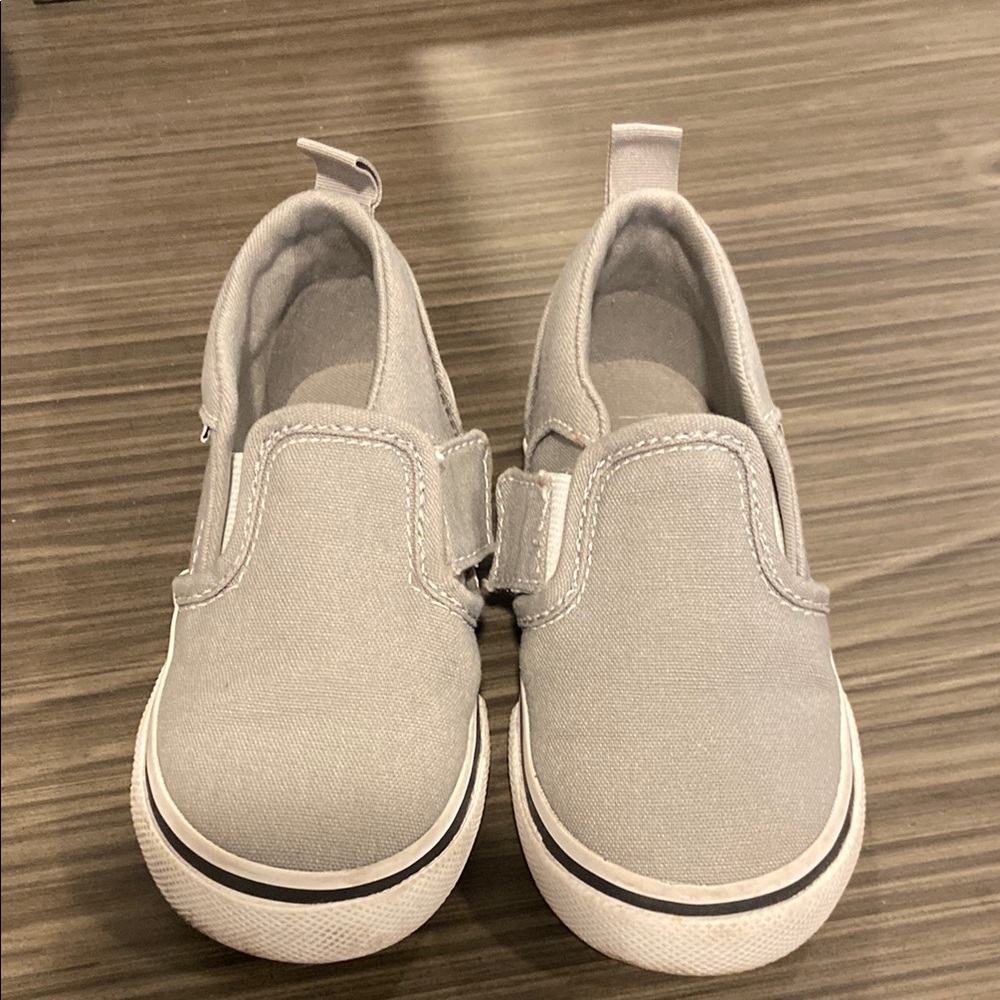 Vans Gray Slip-On Sneakers